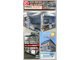 HORECA BUCURESTI / FABRICATIE INOX / HOTE INOX / MESE INOX / SPALATOARE INOX / RAFTURI INOX