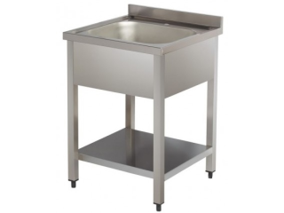 Horeca Bucuresti / Mese de lucru inox / Spalator INOX cu 1 cuva / Spalator INOX cu 2 cuve