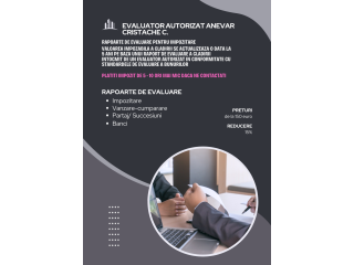 Evaluare imobiliara pentru impozitare