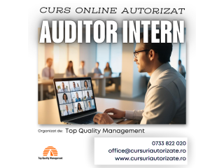 Curs online autorizat Auditor intern