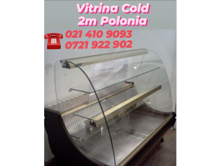 Vitrina frig. Cofetarie COLD - Polonia lung 2m / Vitrina cu sertare horeca bucuresti