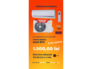 CONTER BREEZE 9000 BTU Aer condiționat inverter control WiFi