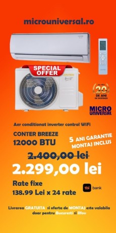 conter-breeze-12000-btu-aer-conditionat-inverter-control-wifi-cu-montaj-inclus-big-0