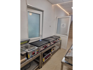 Grătar Grill , alimentare gaz - Super grill inox - Cu 2 zone separate de lucru