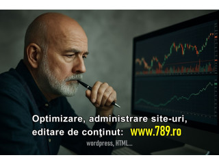 Optimizare, administrare, SEO, promovare site-uri