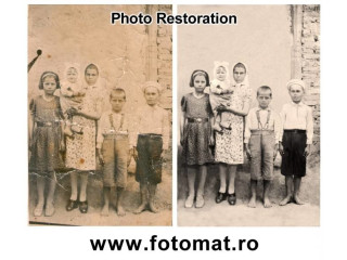Fotografii vechi restaurare retusare reconditionare prelucrare digitala