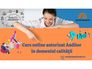 Curs online autorizat Auditor in Domeniul Calitatii