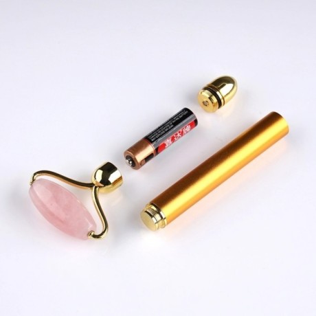 rola-electrica-din-jad-roz-cu-maner-metalic-auriu-pentru-masaj-facial-lifting-relaxare-cu-vibratii-cod-r133b-big-1